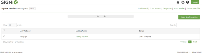 MassMailer List